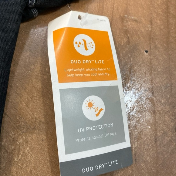 Champion Womens DuoDry Sports Top Black Semi Fitted  Pullover  Athletic Medium - Picture 5 of 10